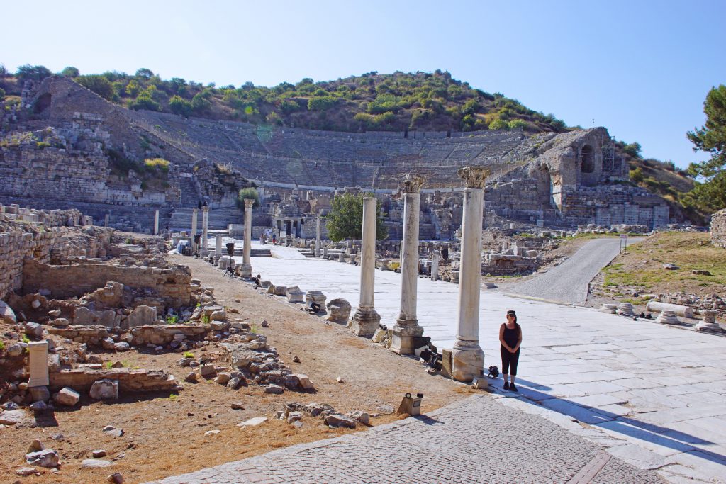 The Great Theater of Ephesus, as seen from Arcadian street.