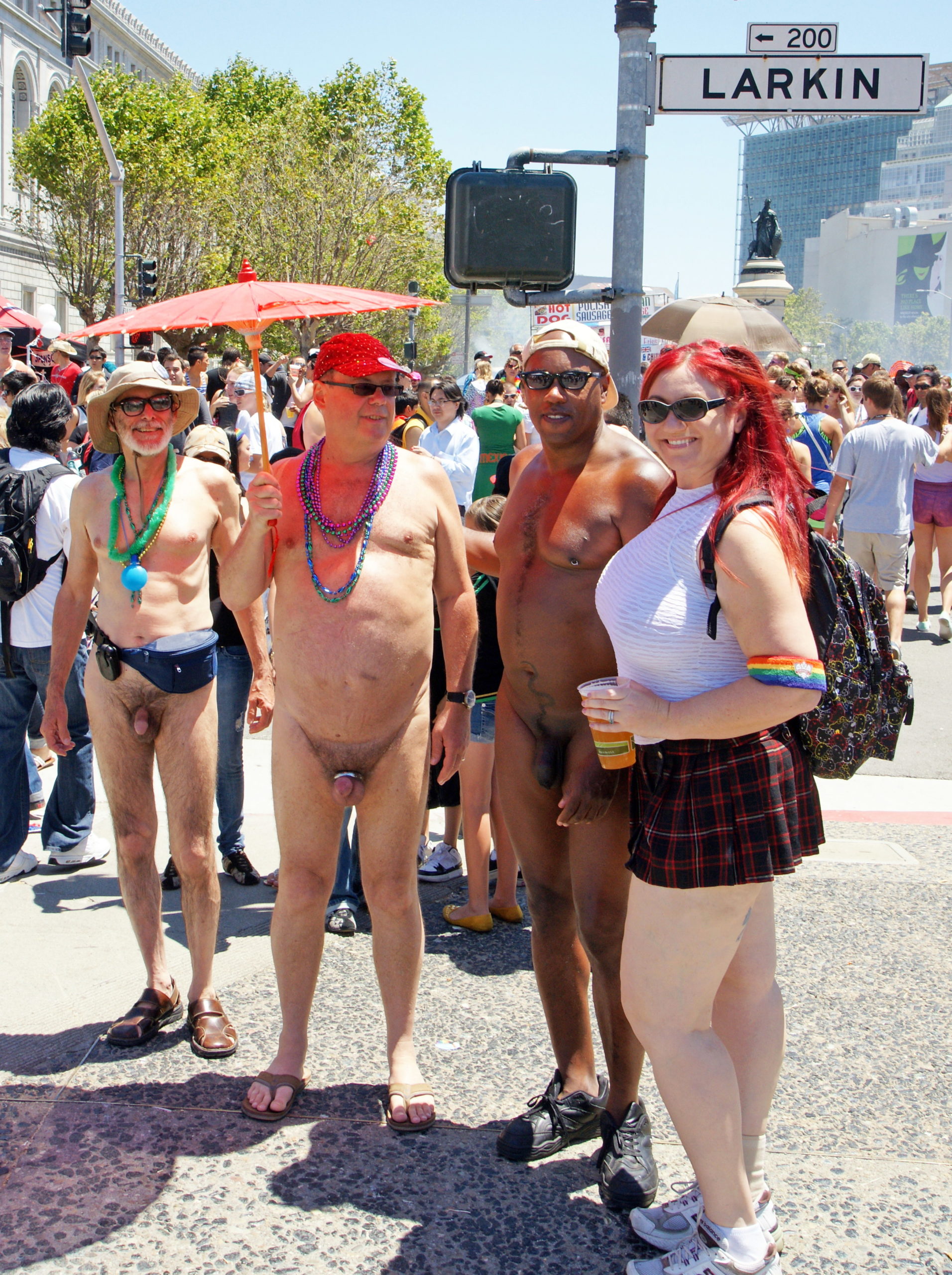 San Francisco Nude Parade.