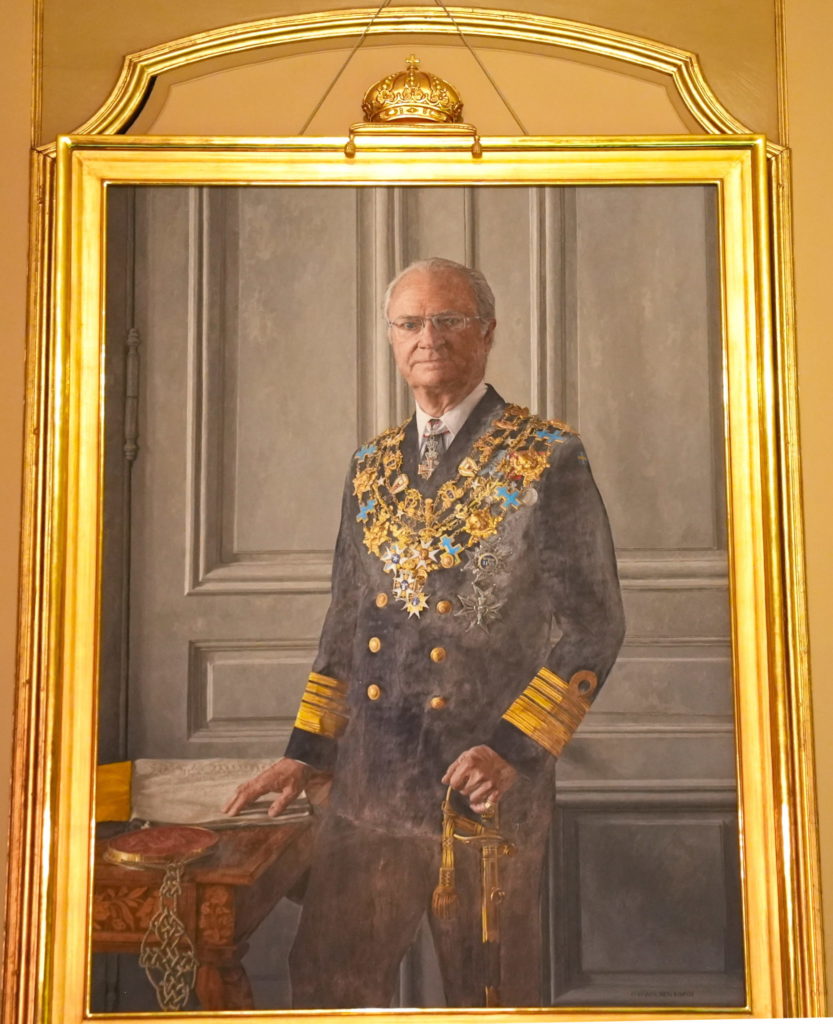 His Majesty Carl XVI "Warf" Gustaf.