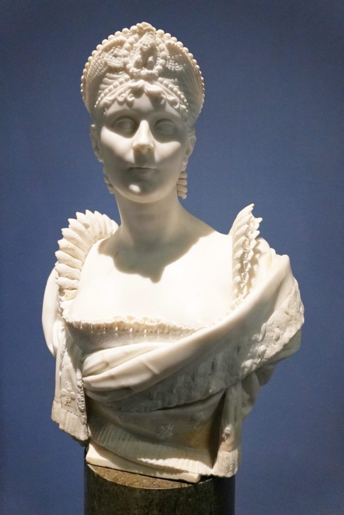 A bust of a woman.